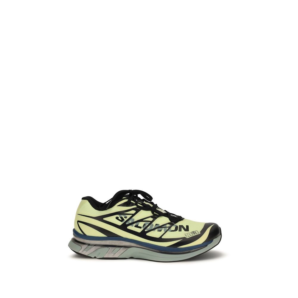 MM6 Schwarze Polyamid-Sneaker für Sport