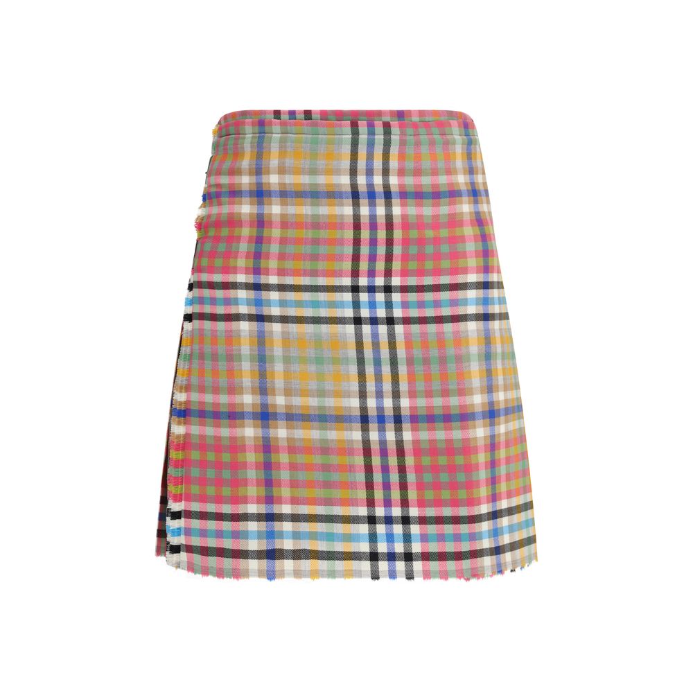 Vivienne Westwood Minirock aus Multicolor-Schurwolle Oves Aries