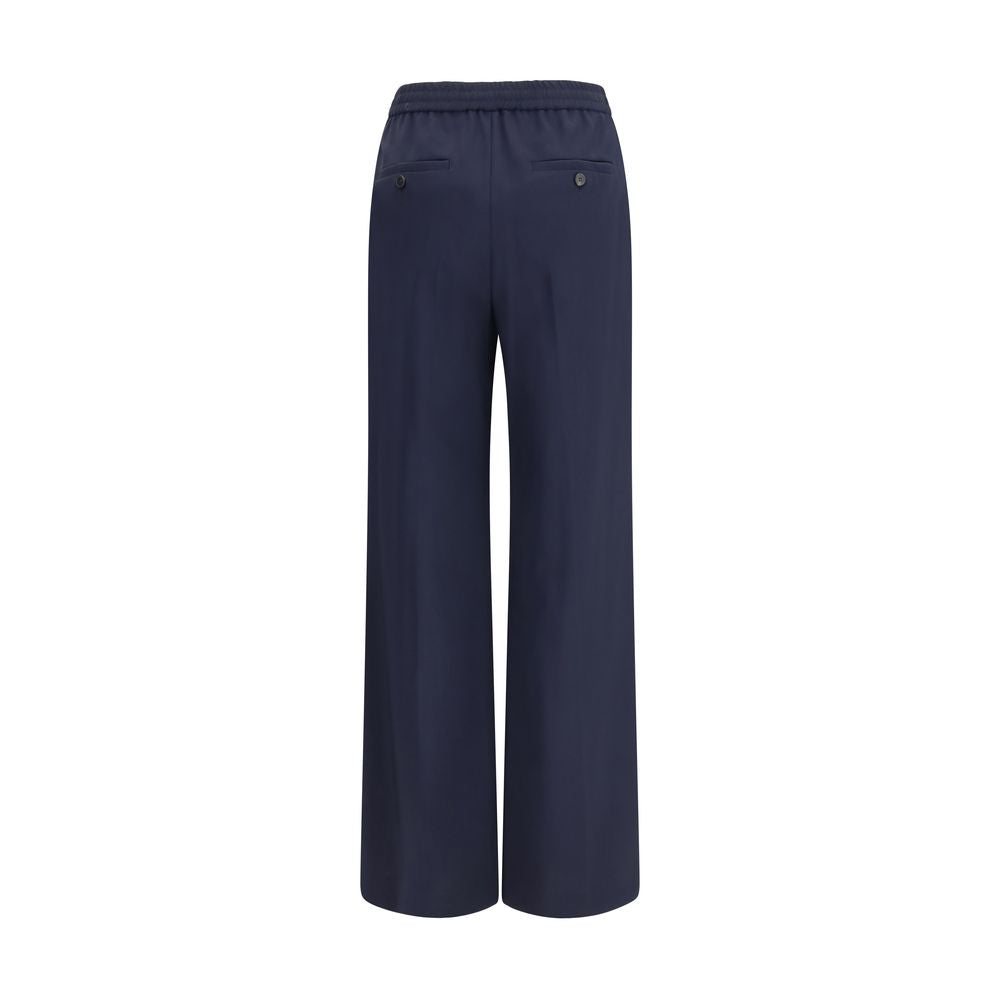 Max Mara Blaue Hose aus Wolle Oves Aries