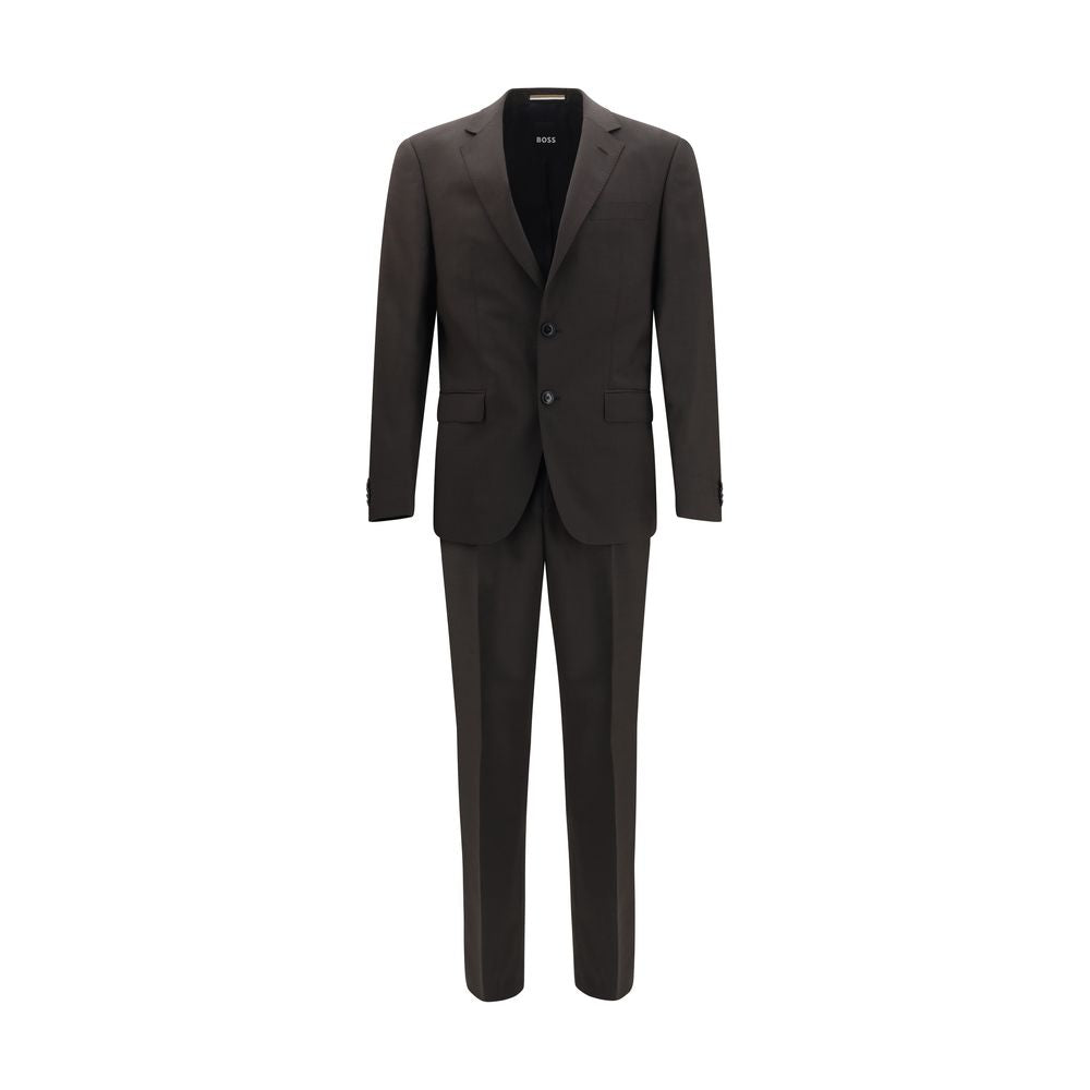 Hugo Boss Black Grauer Wollanzug Oves Aries Zweiteiler