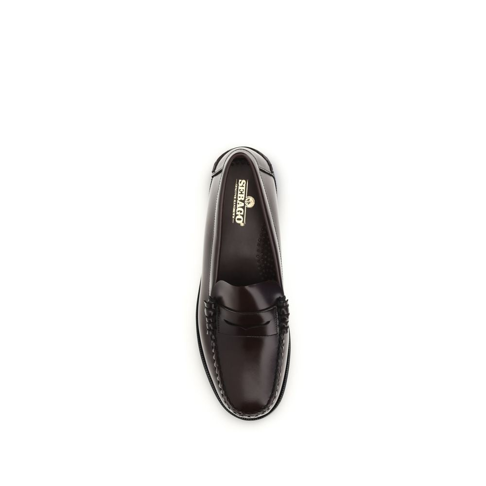 Sebago Braune Kalbsleder Bos Taurus Loafer zum Hineinschlüpfen