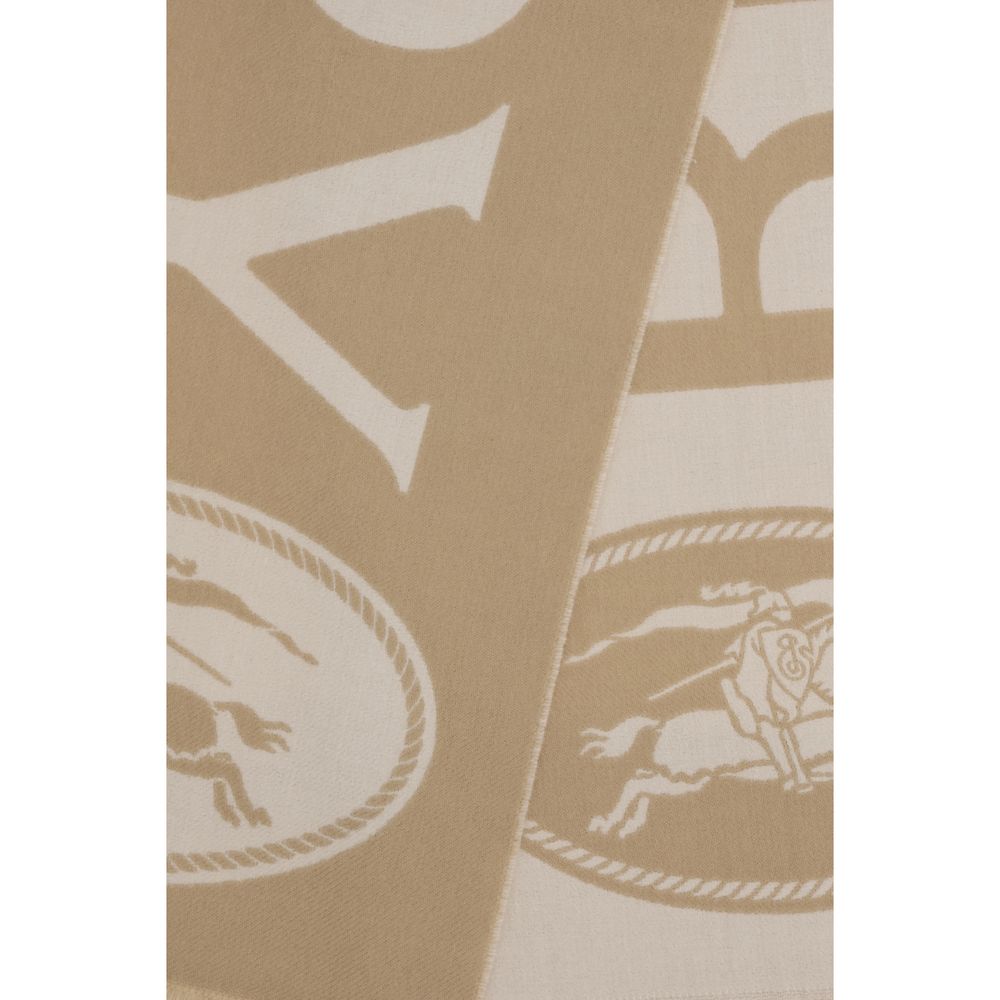 Burberry Beige Ovis Aries Wollschal