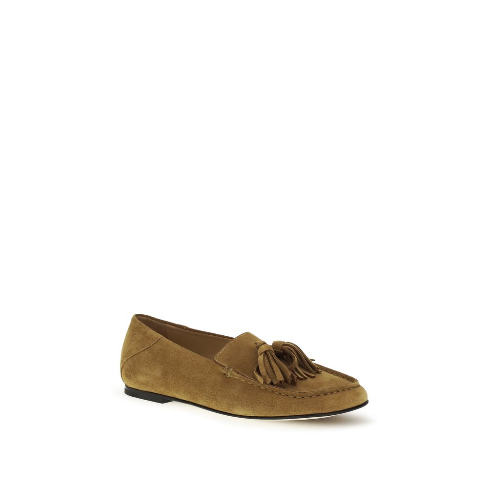 Dear Frances Beige Kalbsleder Bos Taurus Slipper-Loafer