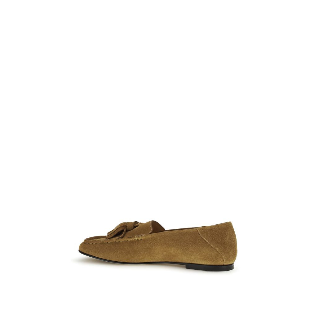 Dear Frances Beige Kalbsleder Bos Taurus Slipper-Loafer