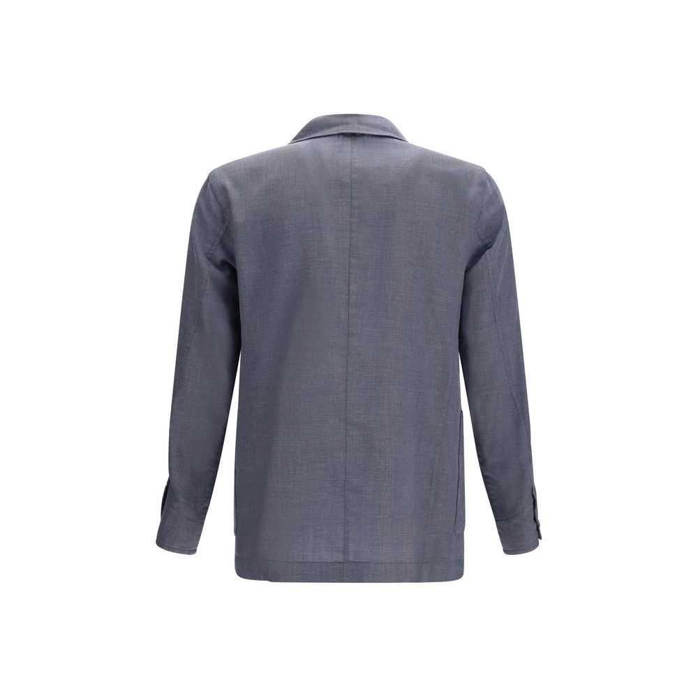 Finamore Graue Lammwolljacke Oves Aries