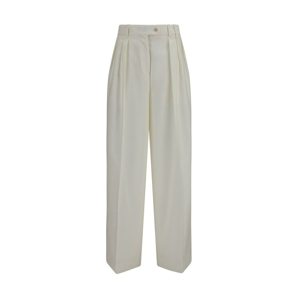 Calvin Klein Weiße Wollhose Oves Aries Casual Pants