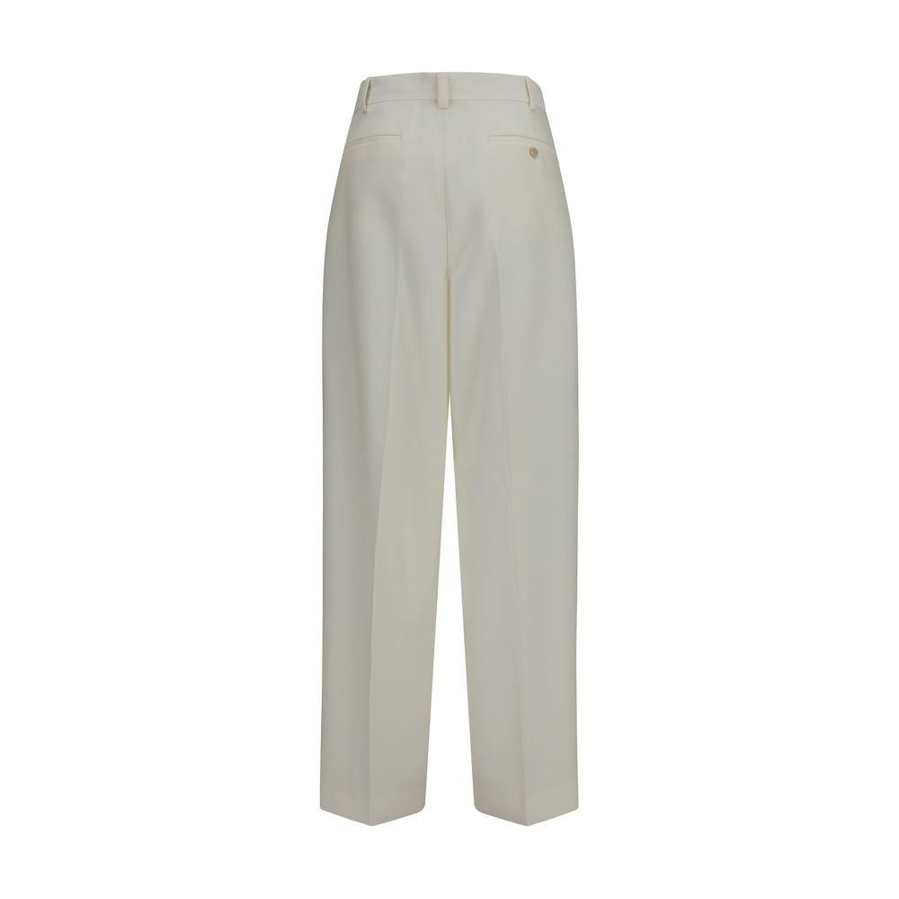 Calvin Klein Weiße Wollhose Oves Aries Casual Pants