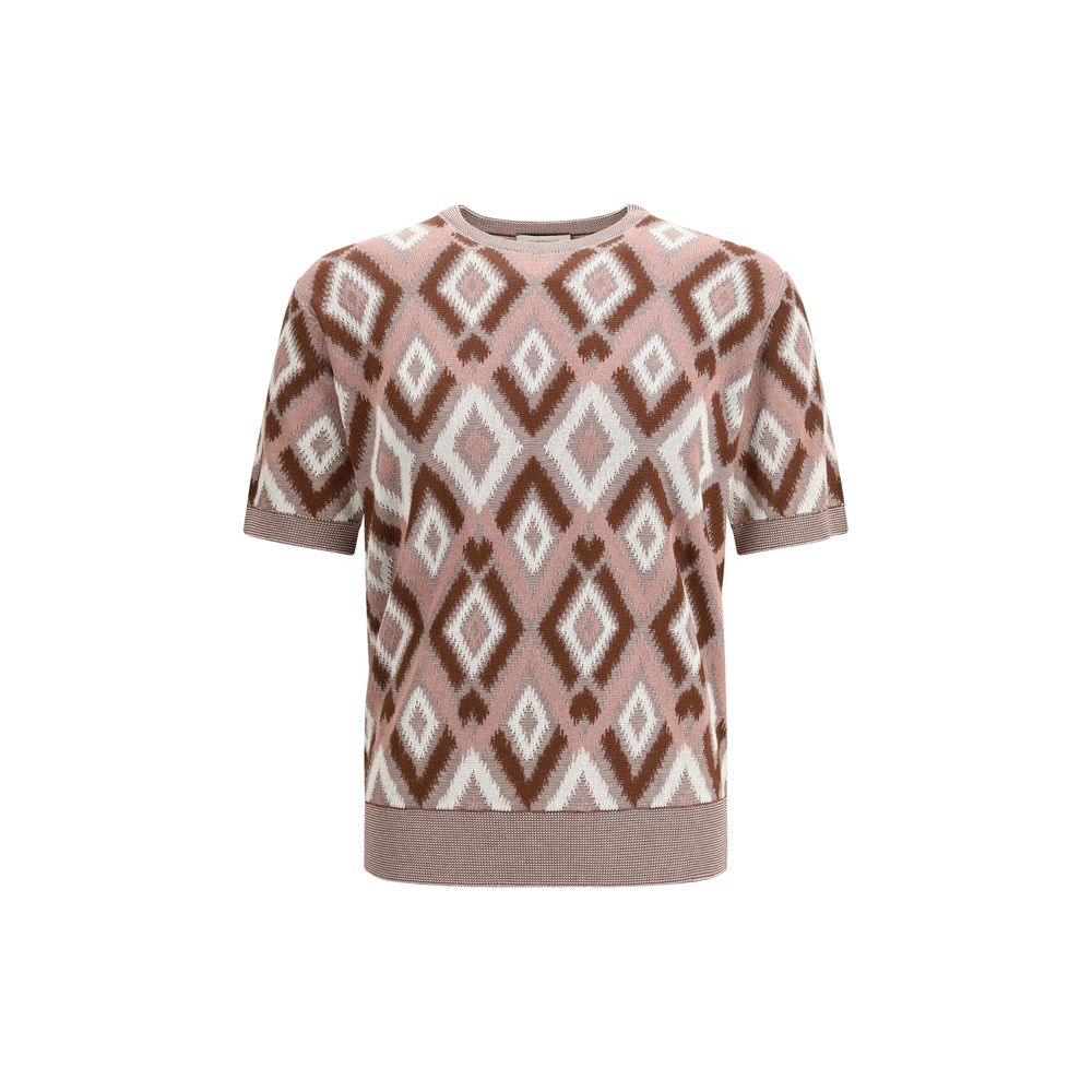 Piacenza Cashmere Mehrfarbiger Baumwollpullover