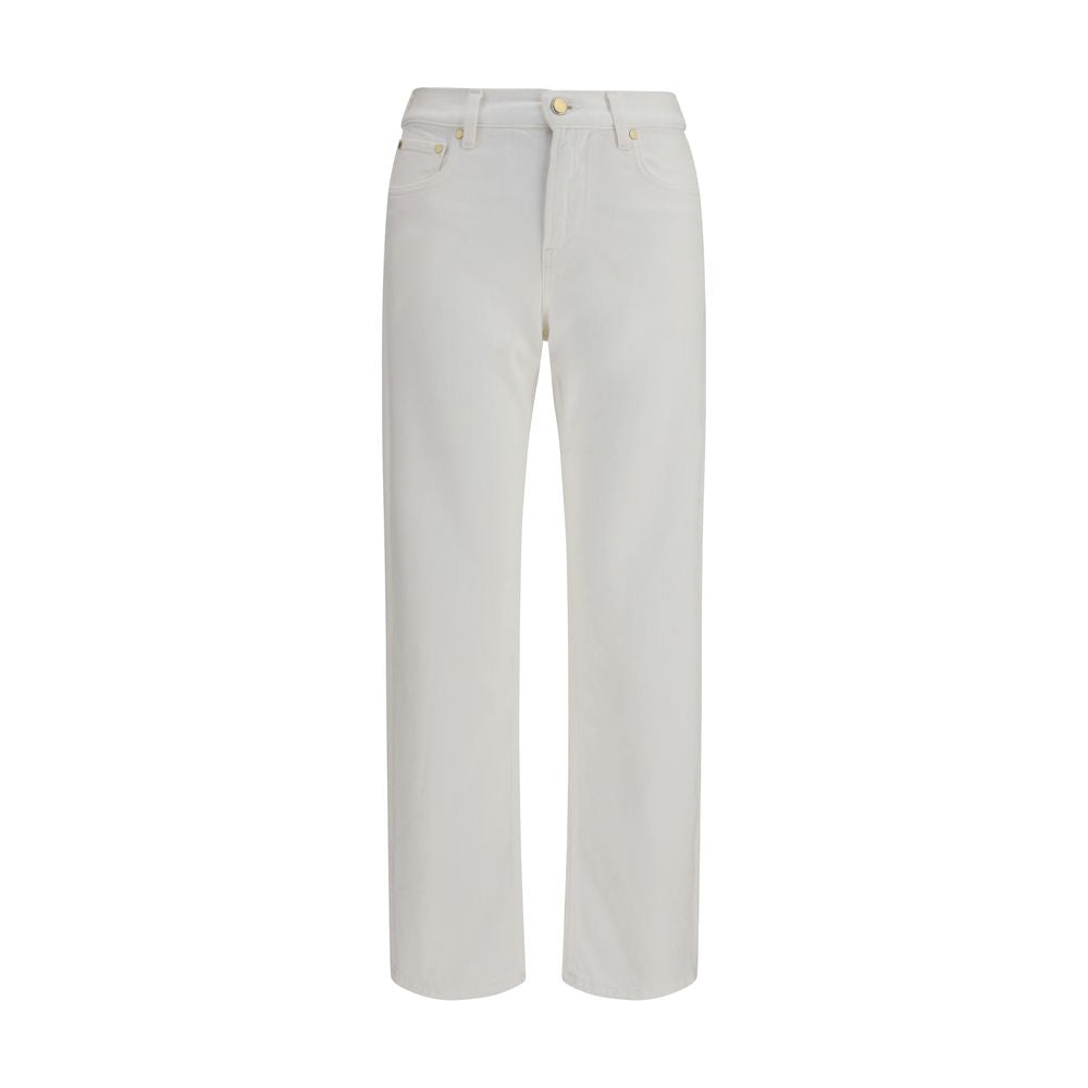 Umit Benan Weiße Slim Fit Jeans aus Baumwolle