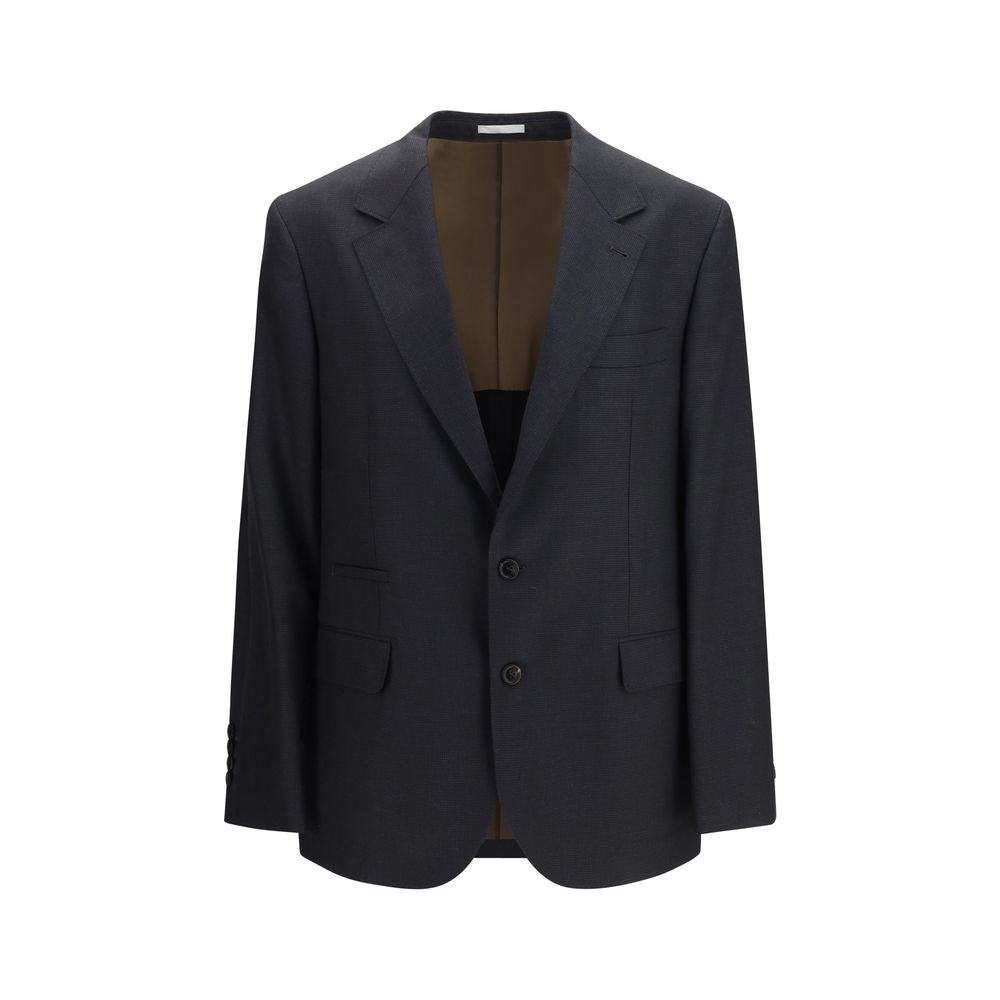 Brunello Cucinelli Schwarze Oversize-Jacke aus Wolle Oves Aries