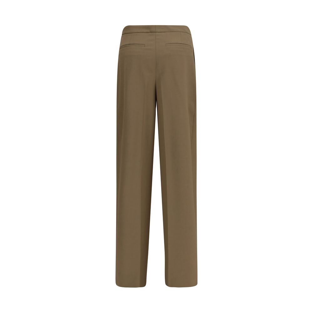 Lardini Braune Hose aus Ovis Aries Wolle Aries
