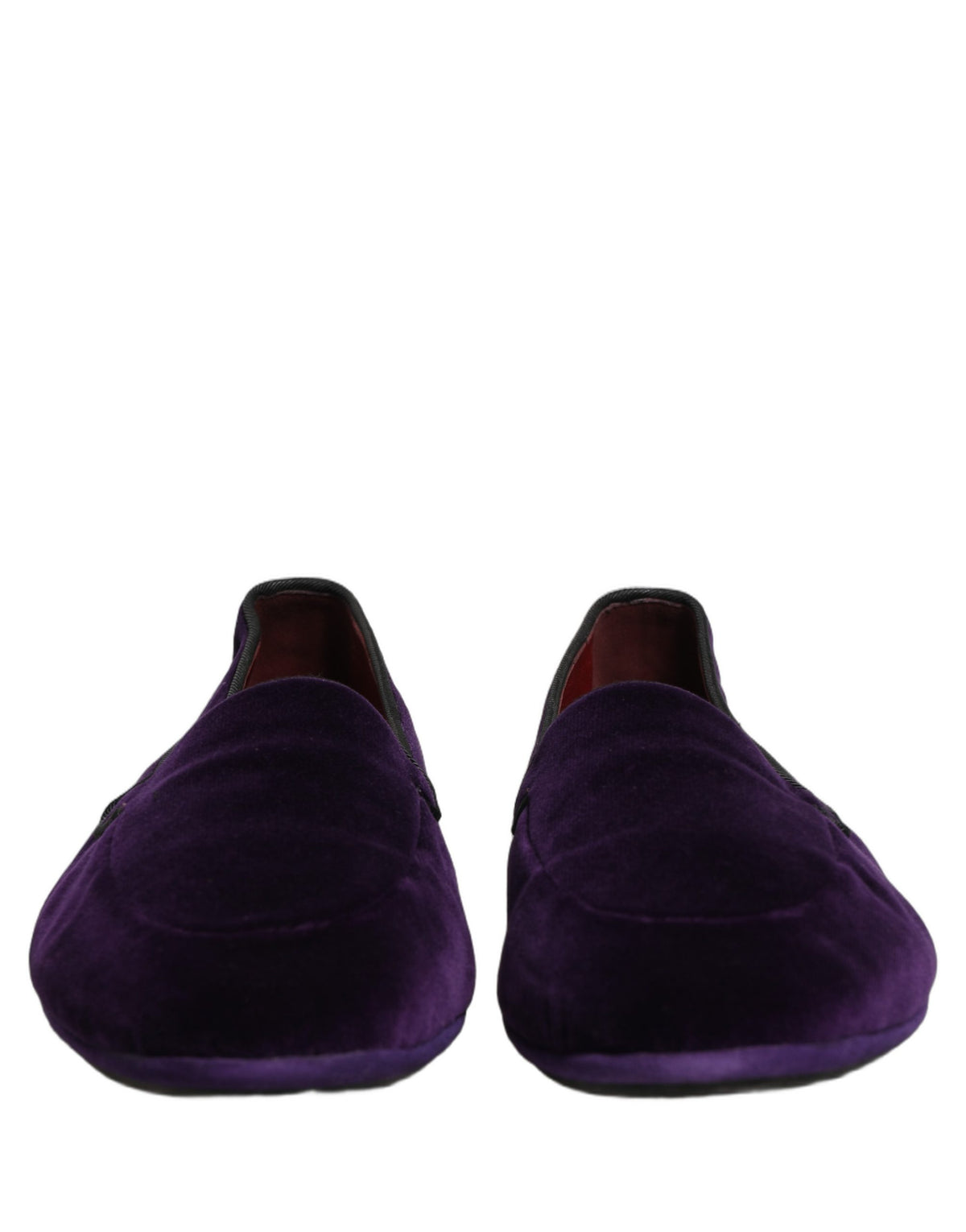 Dolce & Gabbana Violette Samt Loafer-Slipper für Herren