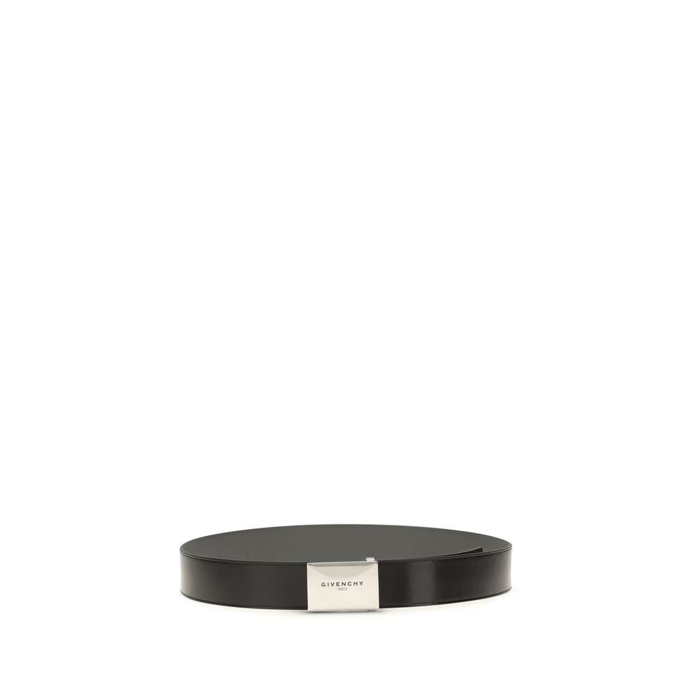Givenchy Schwarzer Kalbsleder Bos Taurus Regular Gürtel