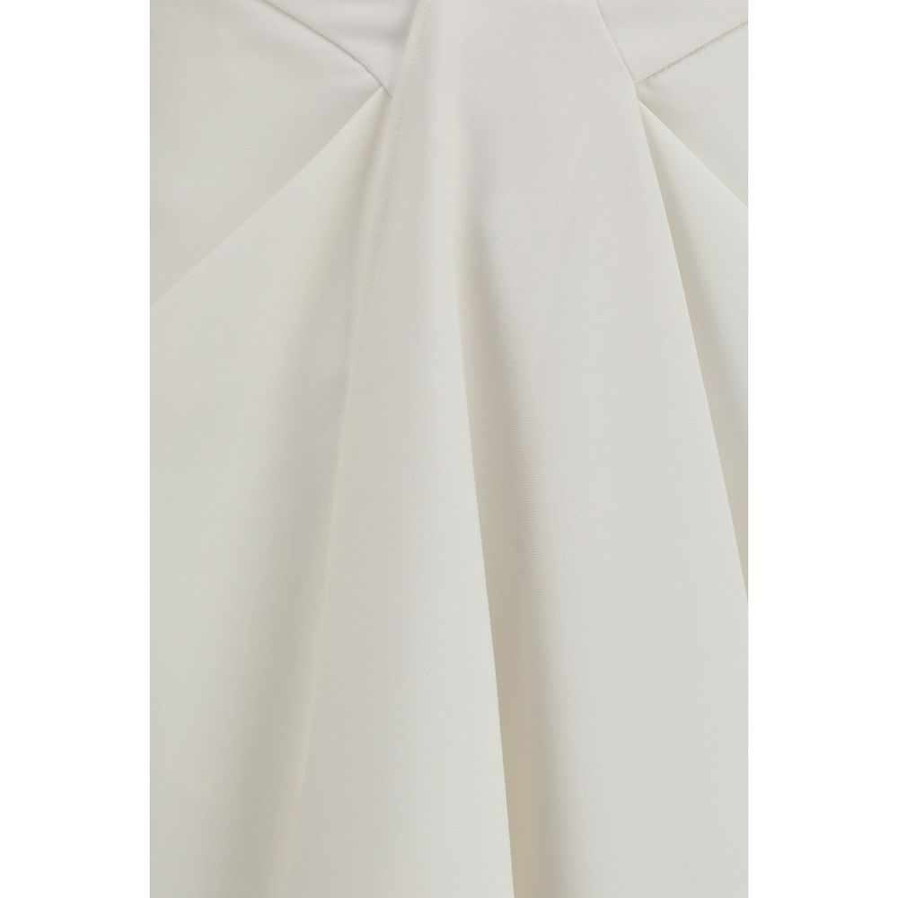 Givenchy Langer Rock aus weißer Wolle Ovis Aries