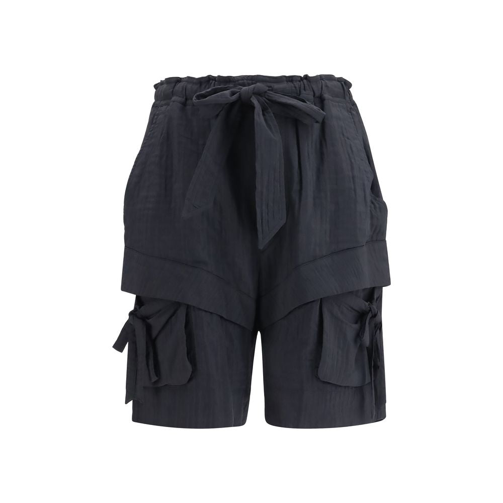 Isabel Marant Étoile Schwarze Bermuda-Shorts aus Viskose