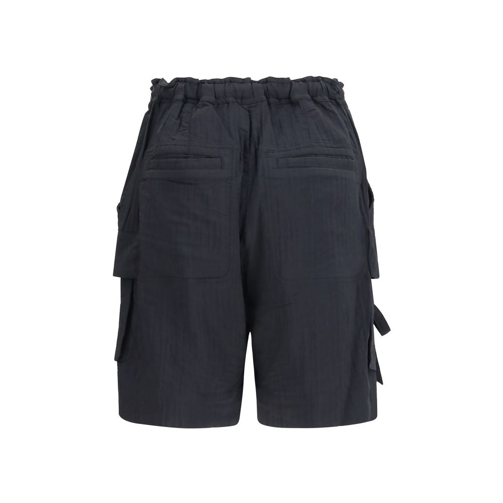 Isabel Marant Étoile Schwarze Bermuda-Shorts aus Viskose