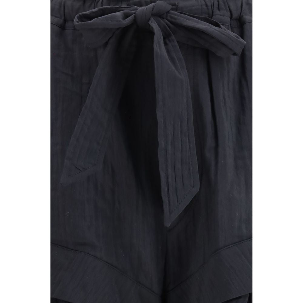Isabel Marant Étoile Schwarze Bermuda-Shorts aus Viskose