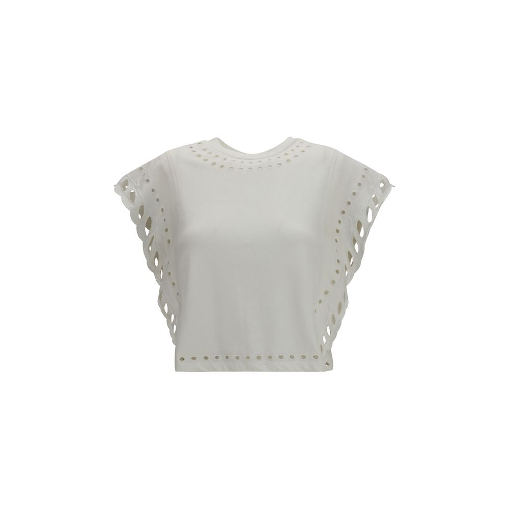 Isabel Marant Étoile Weißes Baumwoll-T-Shirt