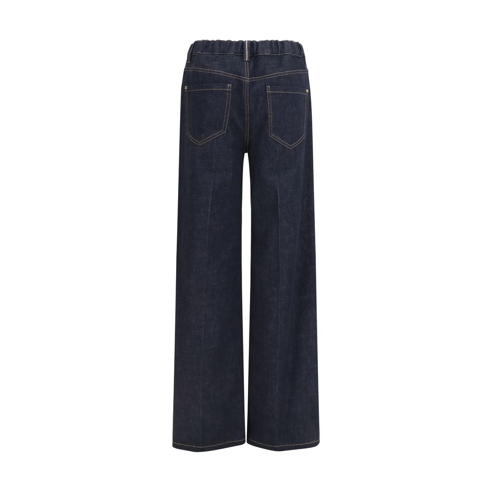 Brunello Cucinelli Blaue Baumwolljeans Denim
