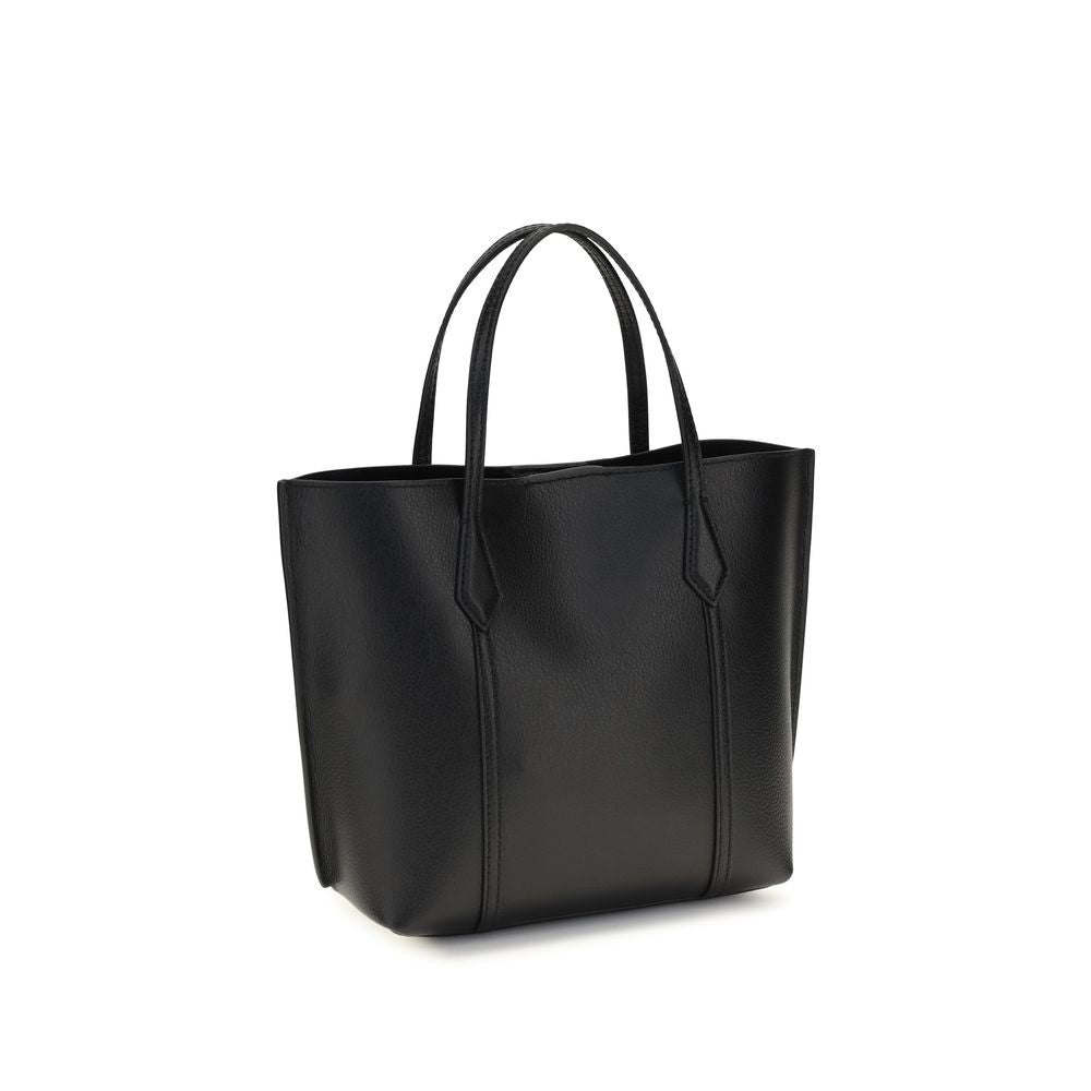 Tory Burch Schwarze Kalbsleder Bos Taurus Handtasche