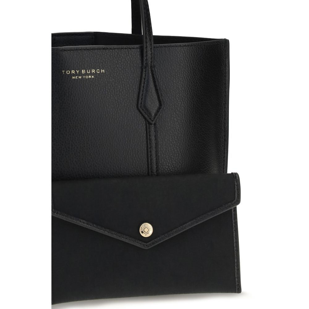 Tory Burch Schwarze Kalbsleder Bos Taurus Handtasche