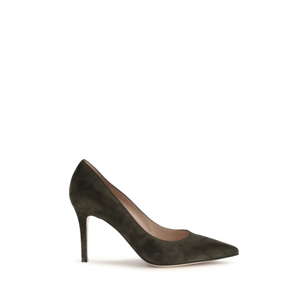 Gianvito Rossi Pumps aus Kalbsleder in Bicolor "Bos Taurus"