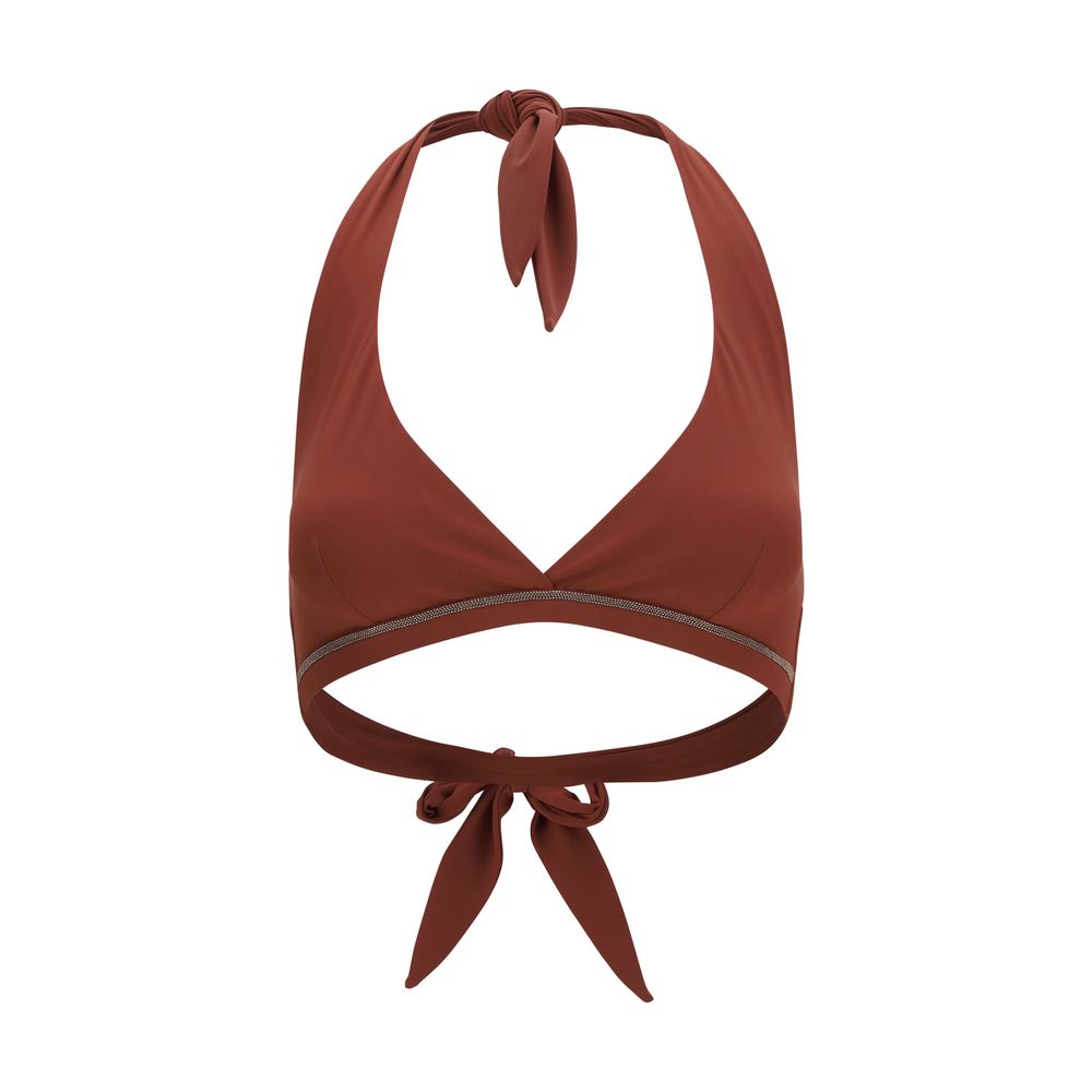 Brunello Cucinelli Mehrfarbiger Bikini aus Polyamid
