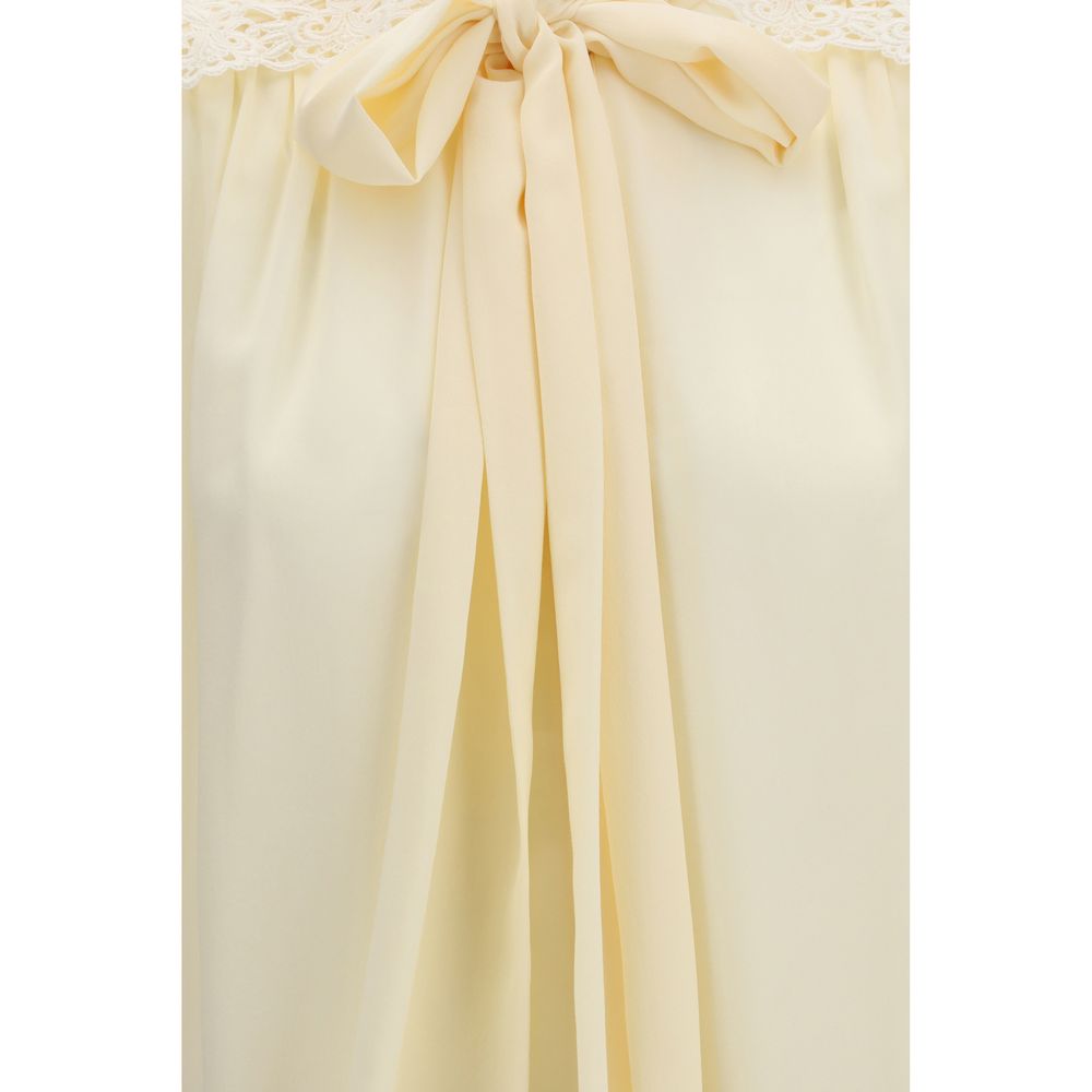 Chloé Beige Polyester Bluse