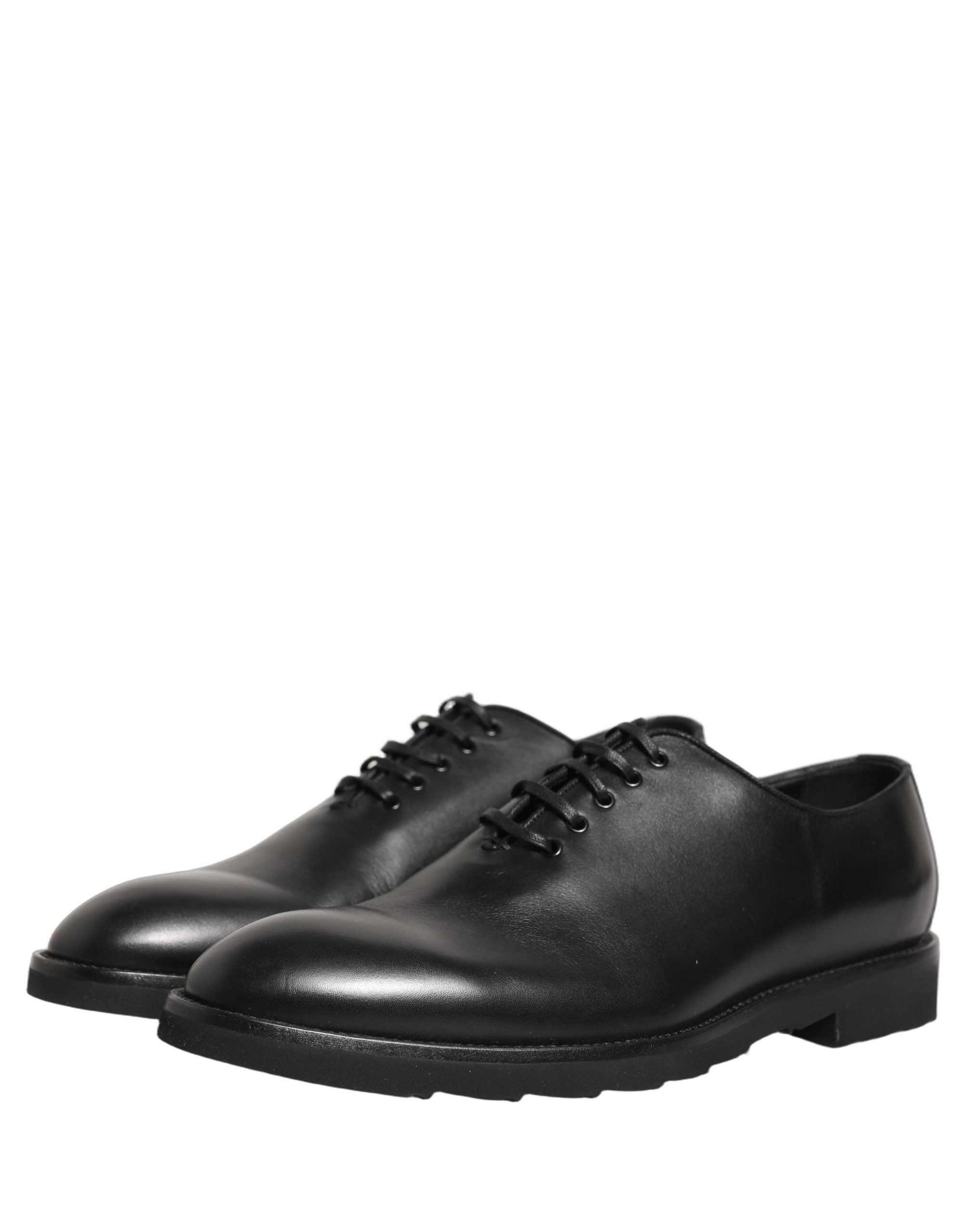 Dolce & Gabbana Schwarze Leder Oxford Businessschuhe für Herren