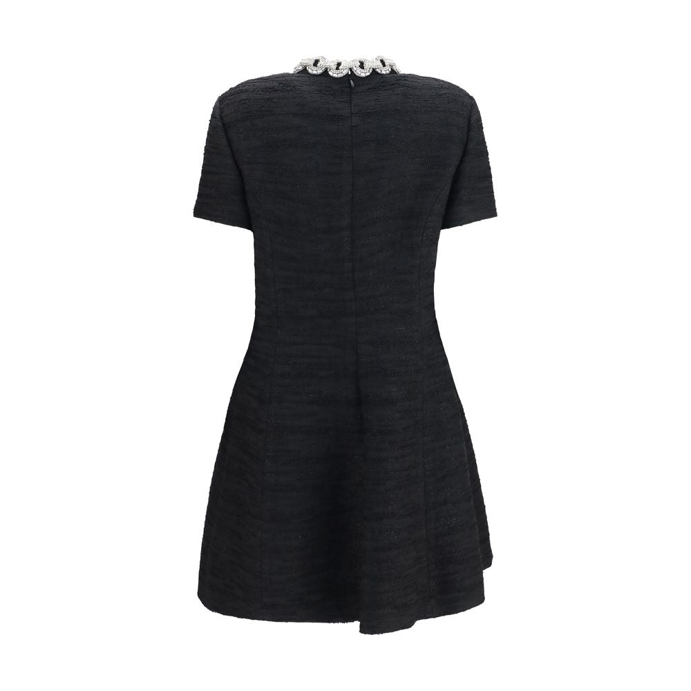 Valentino Garavani Schwarzes Baumwoll-Freizeitkleid
