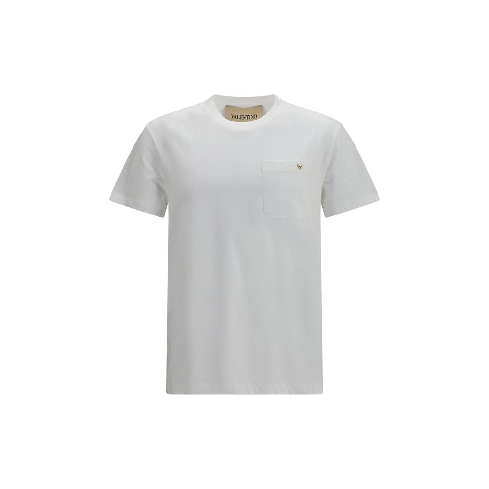 Valentino Garavani Weißes Baumwoll-T-Shirt