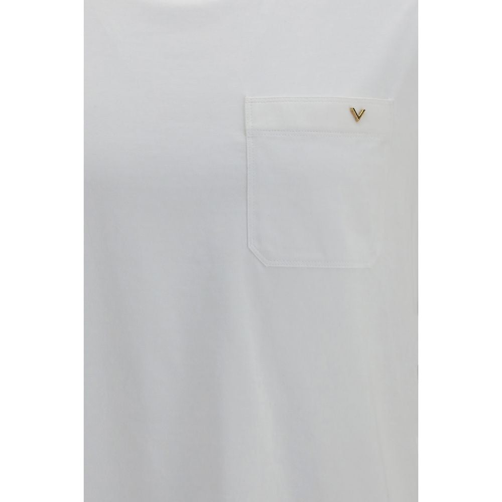 Valentino Garavani Weißes Baumwoll-T-Shirt