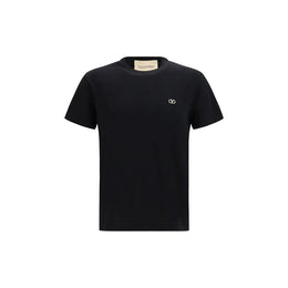 Valentino Garavani Schwarzes Baumwoll-T-Shirt