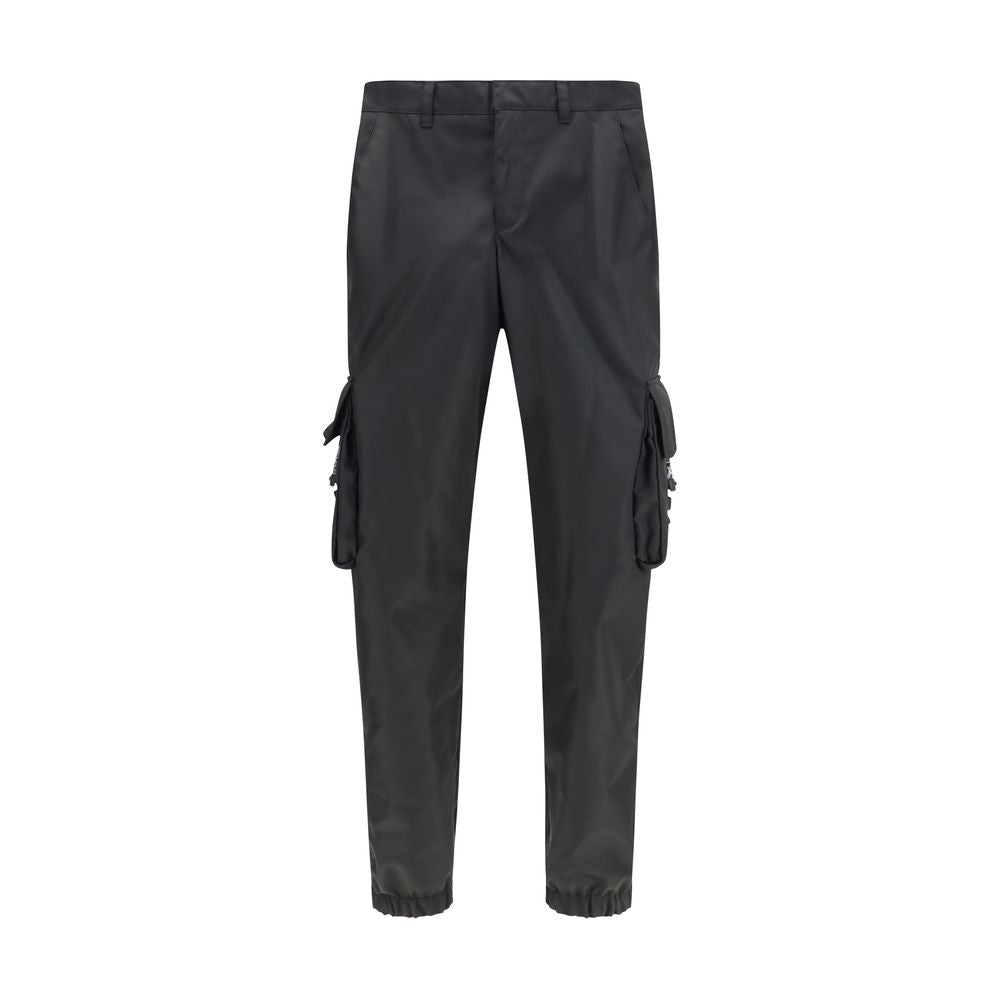 Prada Schwarze Cargohose aus Nylon