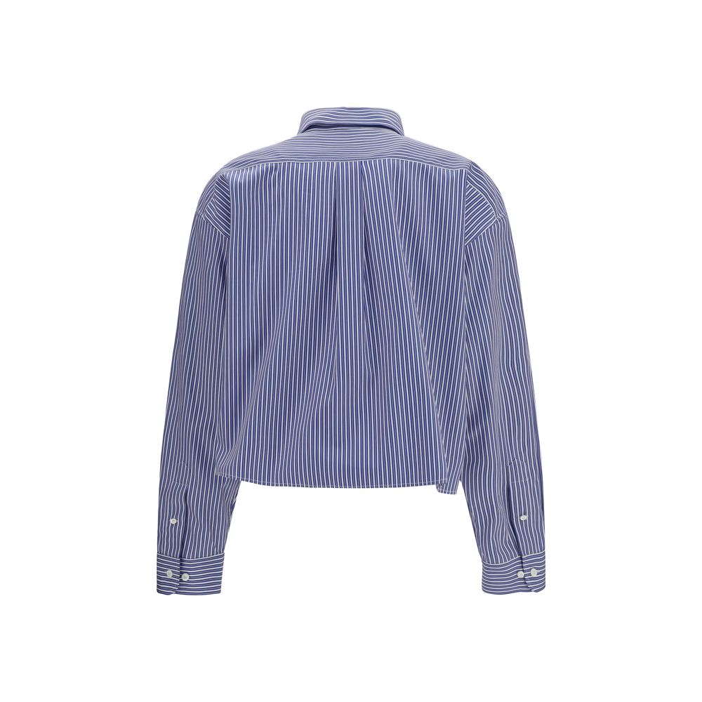Miu Miu Blaues Baumwollhemd