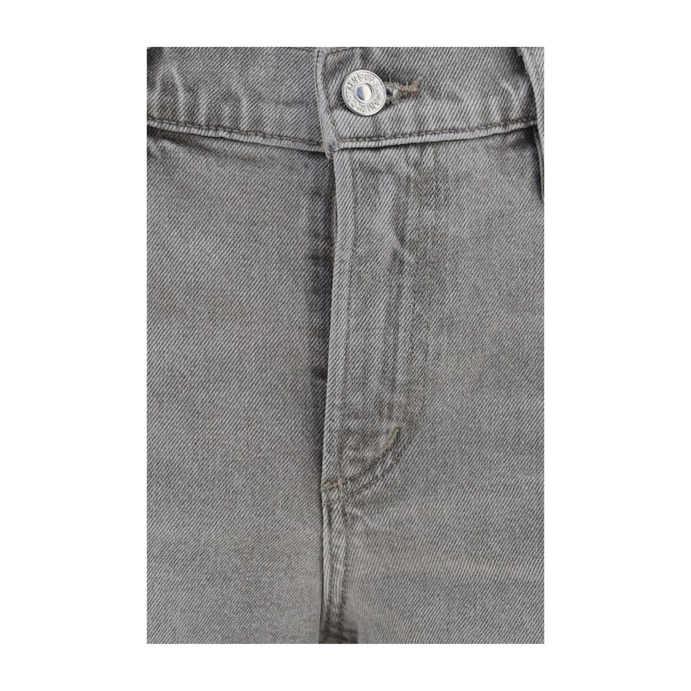 Citizens of Humanity Graue Jeans aus Baumwolle im geraden Schnitt