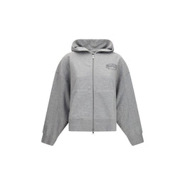 Ganni Grauer Baumwollpullover
