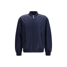 Valentino Garavani Blauer Bomber aus Polyamid