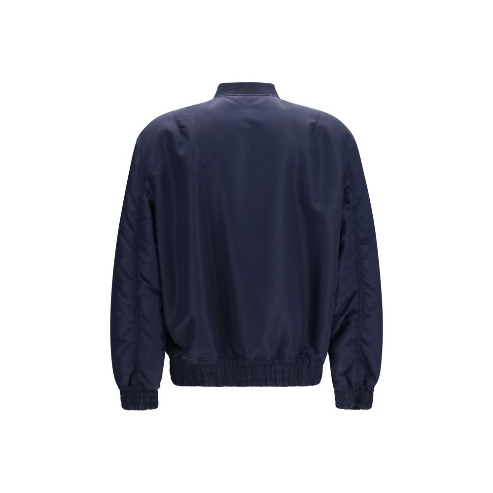 Valentino Garavani Blauer Bomber aus Polyamid