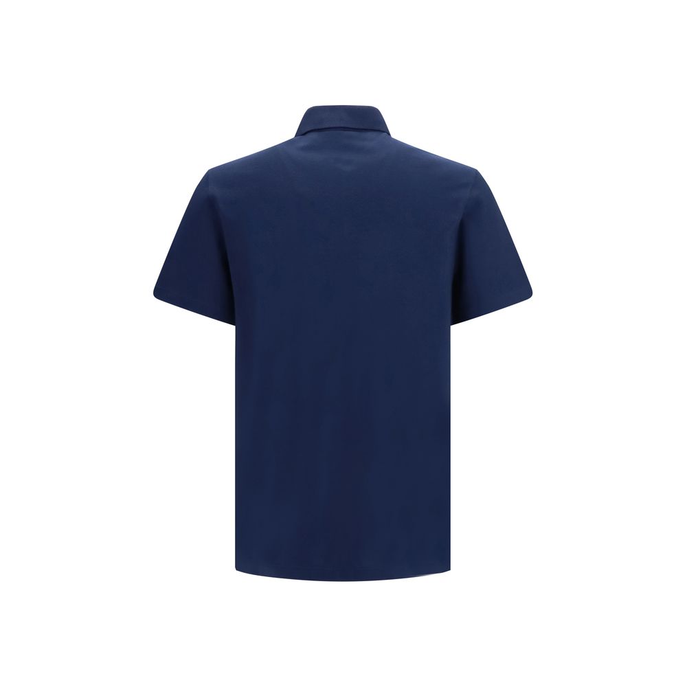 Valentino Garavani Blaues Baumwoll-Polohemd