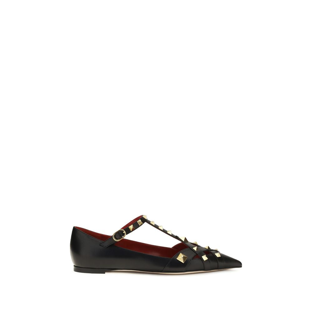 Valentino Garavani Bunte Ziegenleder-Ballerinas