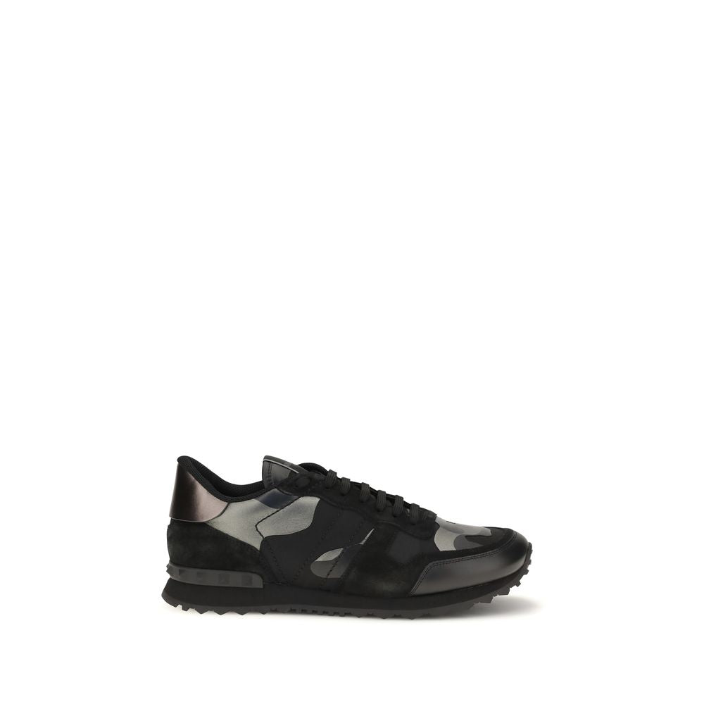 Valentino Garavani Schwarze Polyamid-Sneaker für Sport