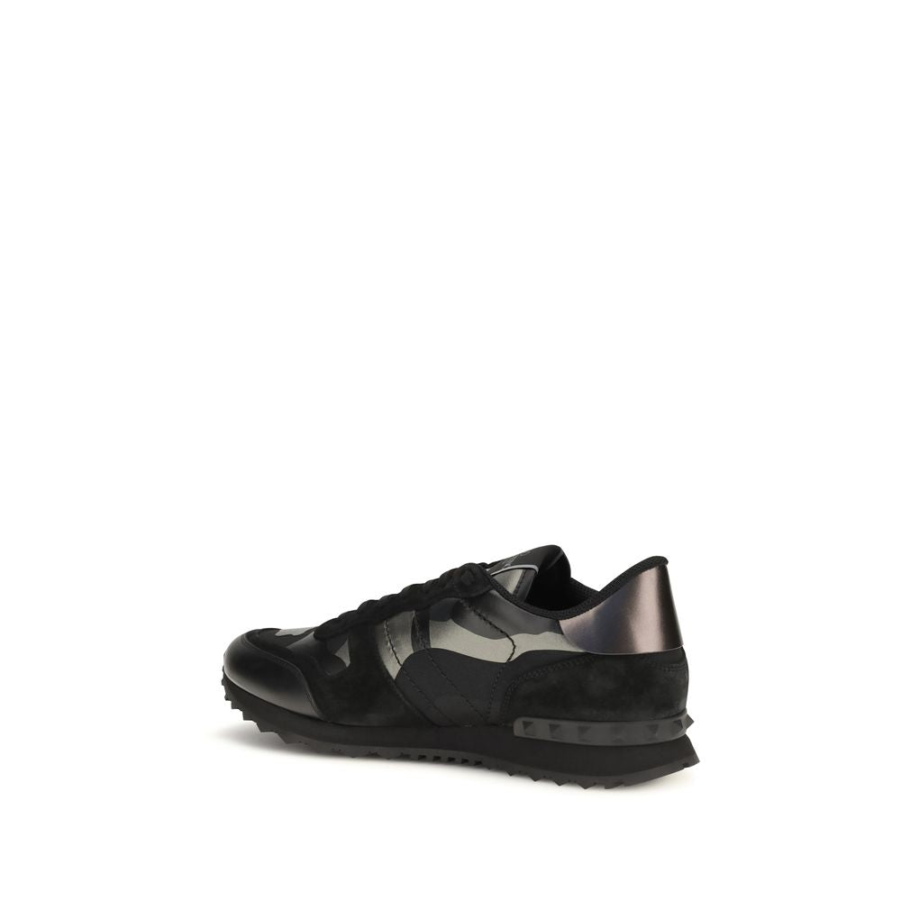 Valentino Garavani Schwarze Polyamid-Sneaker für Sport