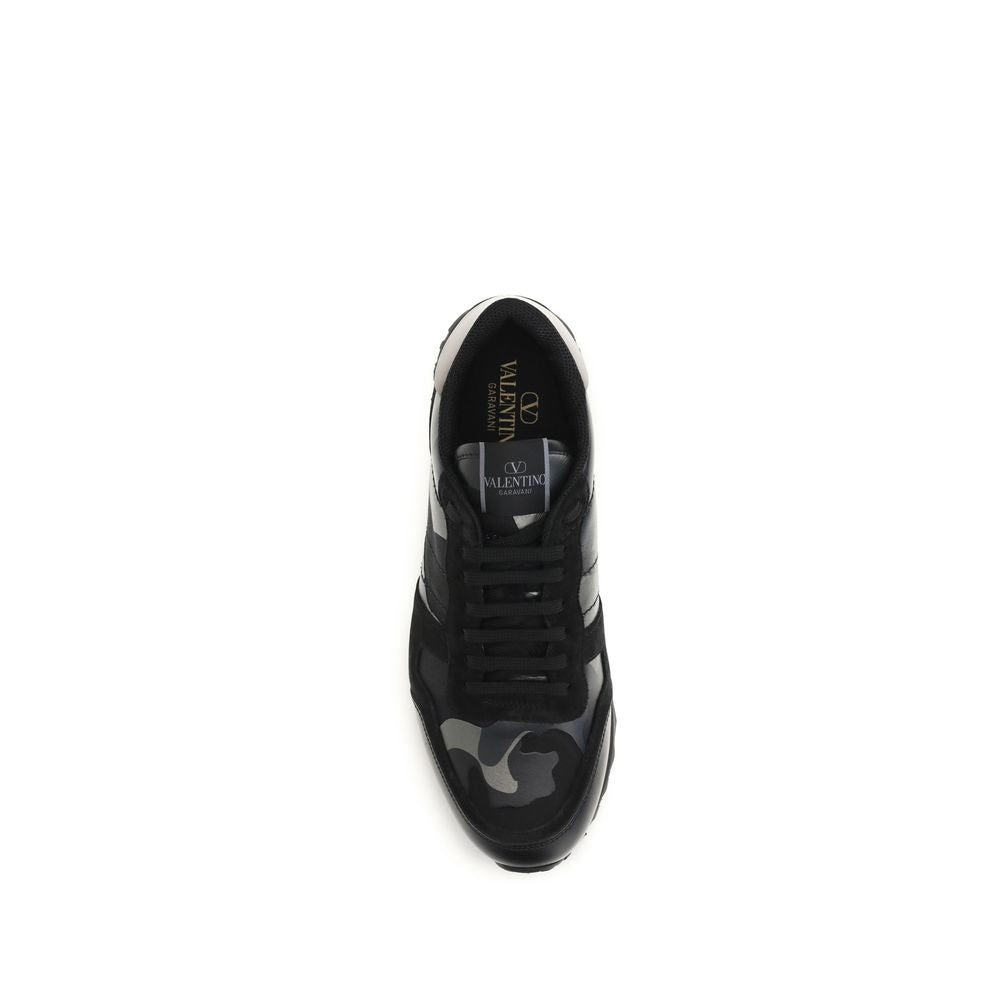 Valentino Garavani Schwarze Polyamid-Sneaker für Sport