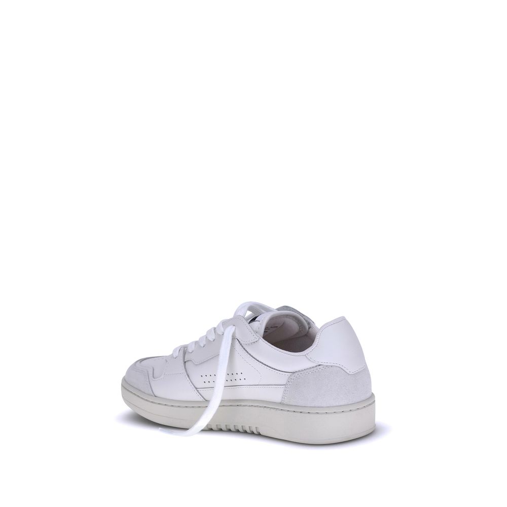 Axel Arigato Weiße Low-Top-Sneaker aus Kalbsleder Bos Taurus