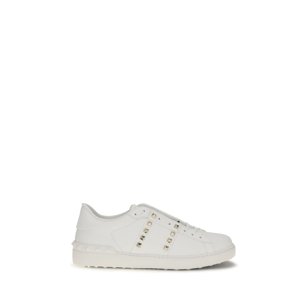 Valentino Garavani Weiße Bos Taurus Kalbsleder Athletic Sneaker