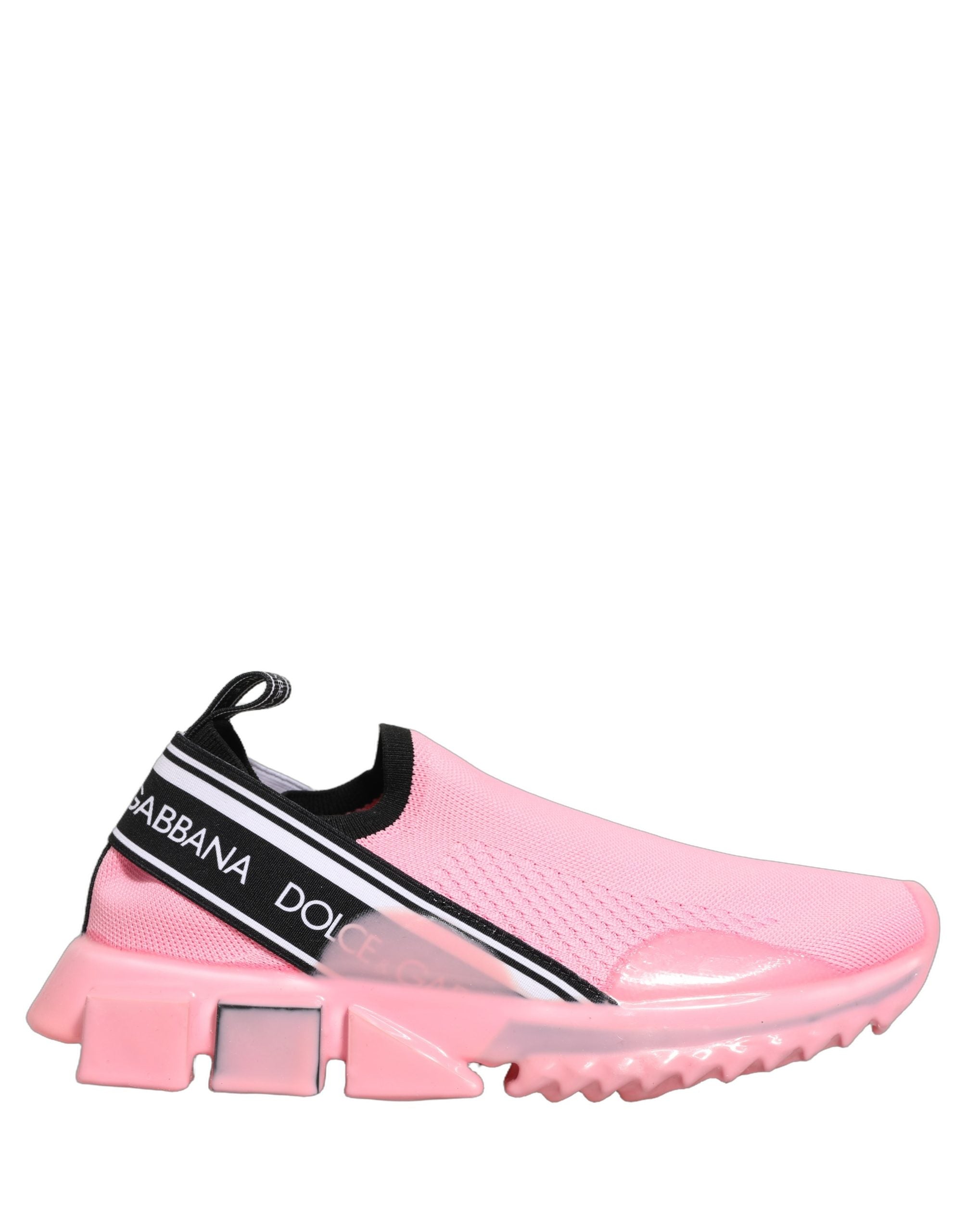 Dolce & Gabbana Pink Slip-On Low-Top Sorrento Sneaker