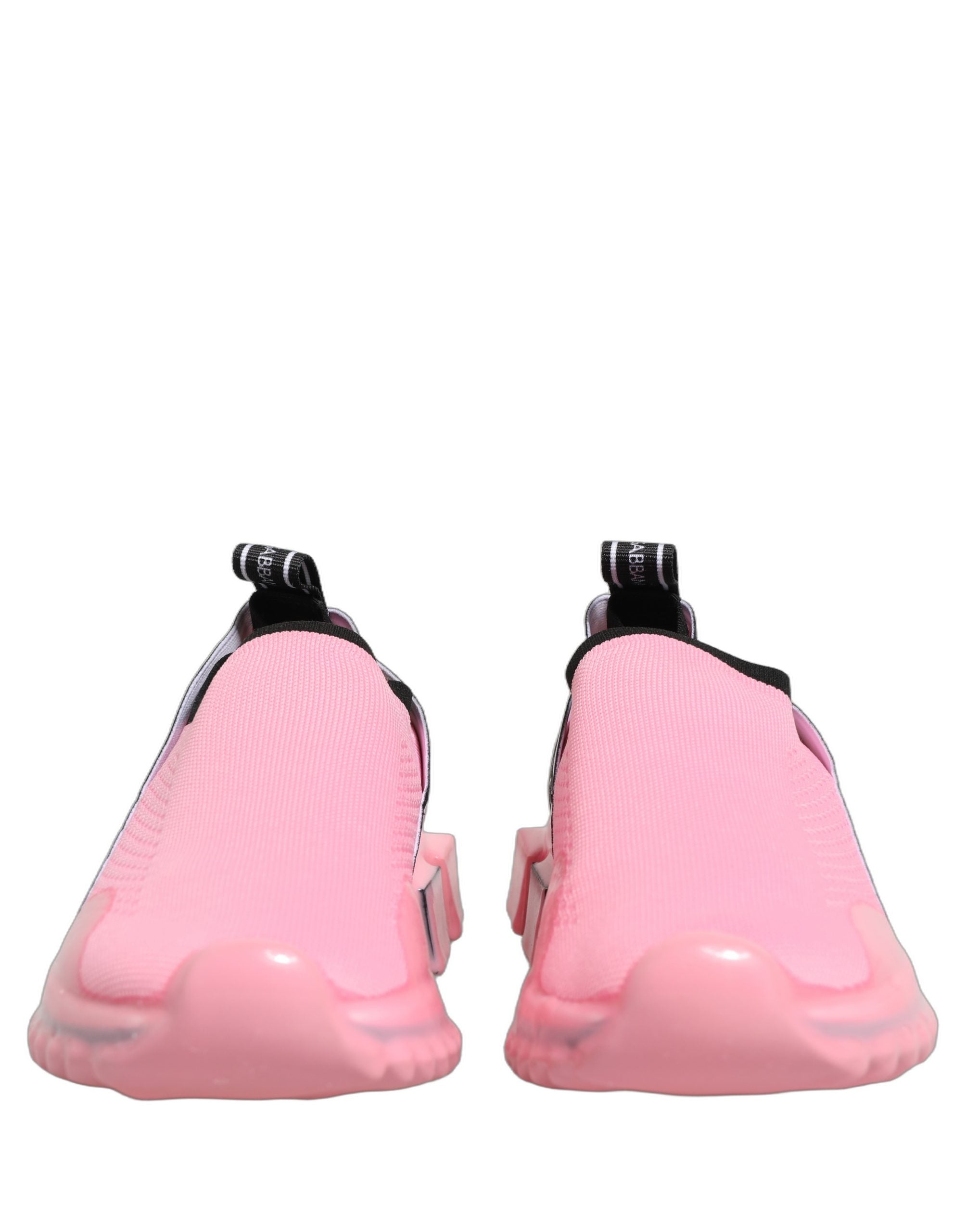 Dolce & Gabbana Pink Slip-On Low-Top Sorrento Sneaker