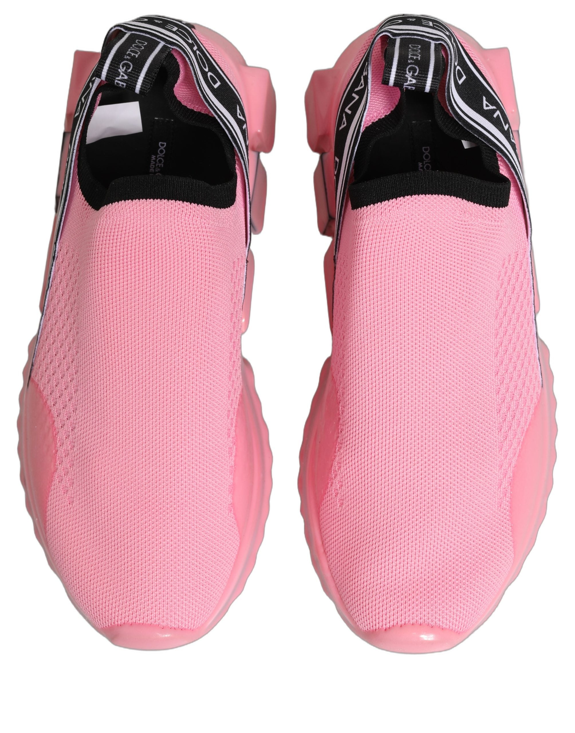 Dolce & Gabbana Pink Slip-On Low-Top Sorrento Sneaker