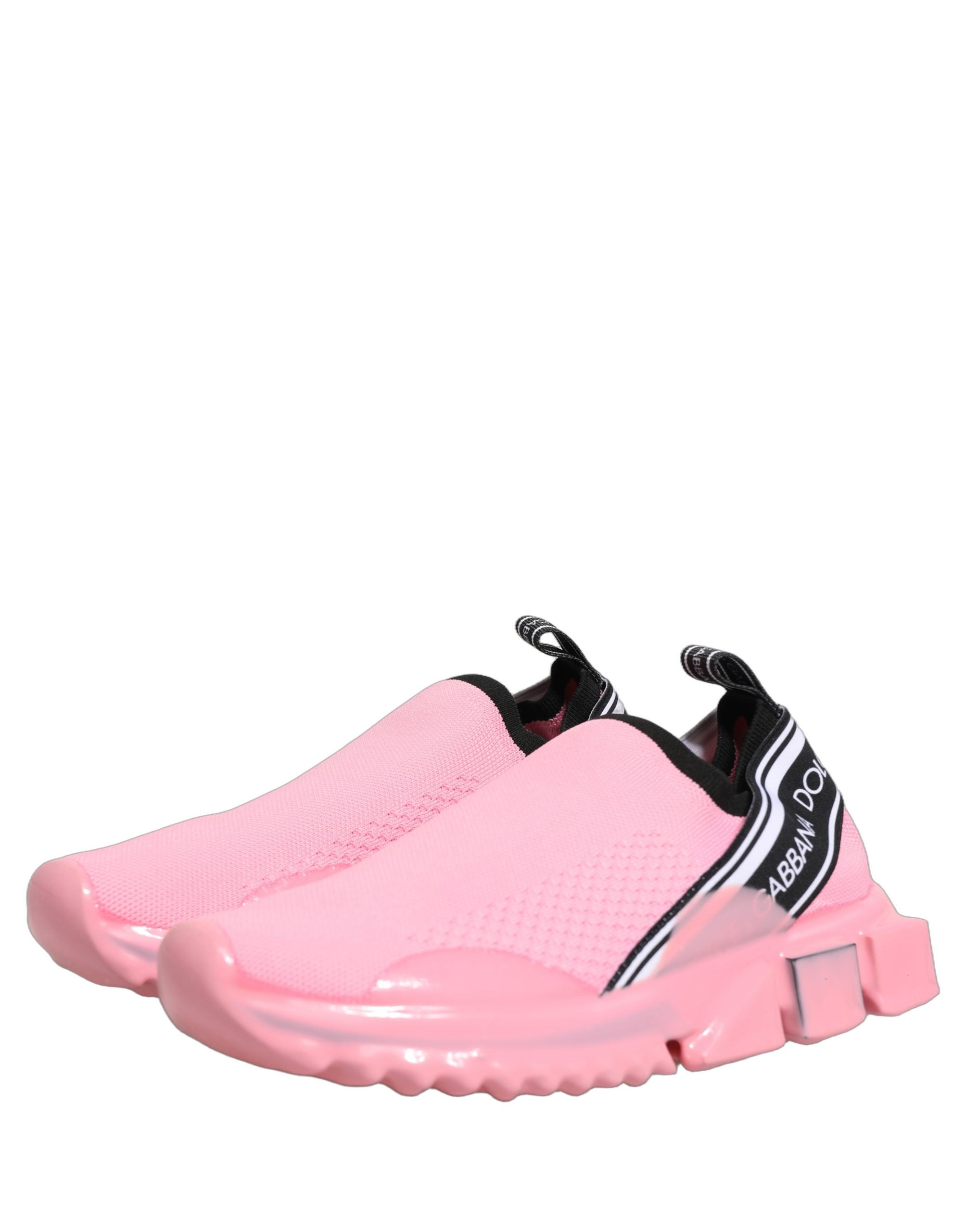 Dolce & Gabbana Pink Slip-On Low-Top Sorrento Sneaker